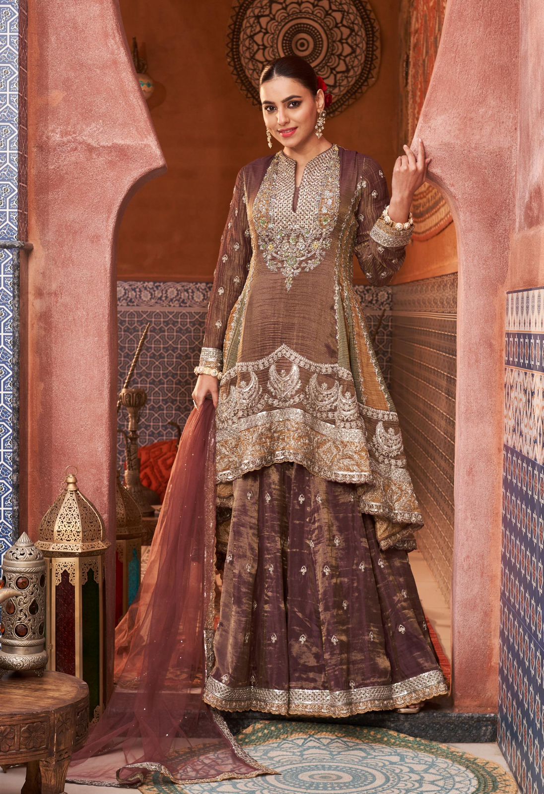 Elegant Embroidered Luxury Formal Dress Set