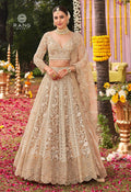 Luxury Nude Beige Bridal Lehenga