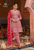 Hot Pink Heavy Embroidered Pakistani Suit Set